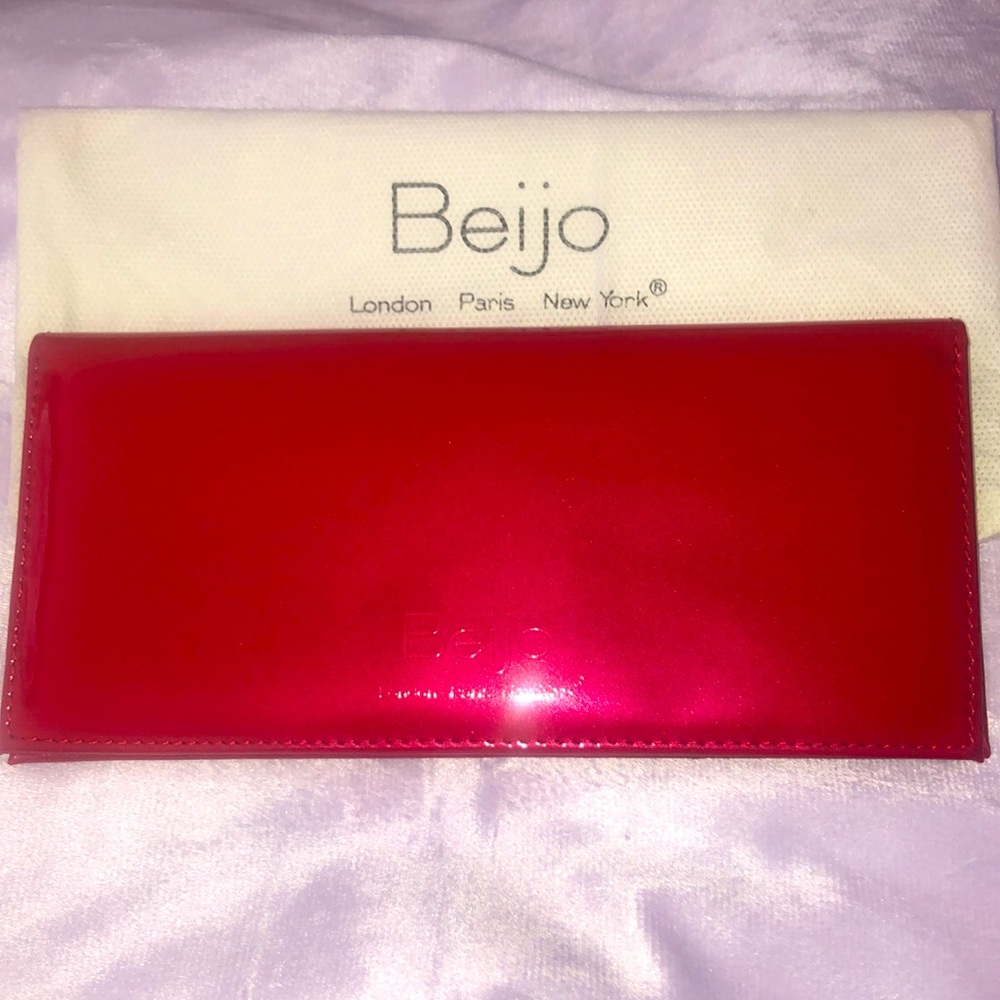 Beijo Candy Apple Red Faux Leather Wallet